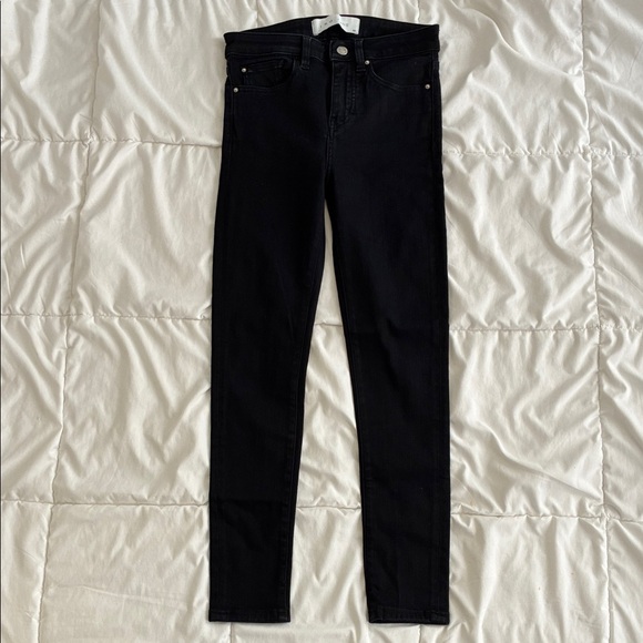 IRO Denim - IRO Women's Fitté High-Rise Cropped Jeans in Black Size 26